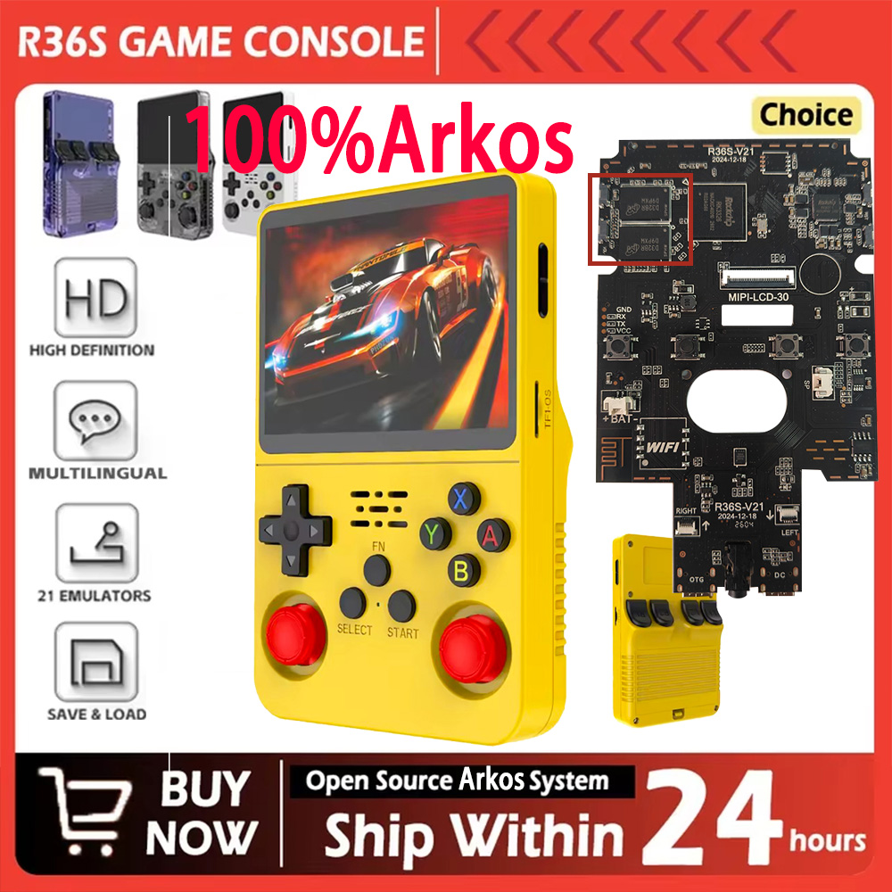 Retro Gaming Kiosk - R36S Nouvelle console de jeux rétro