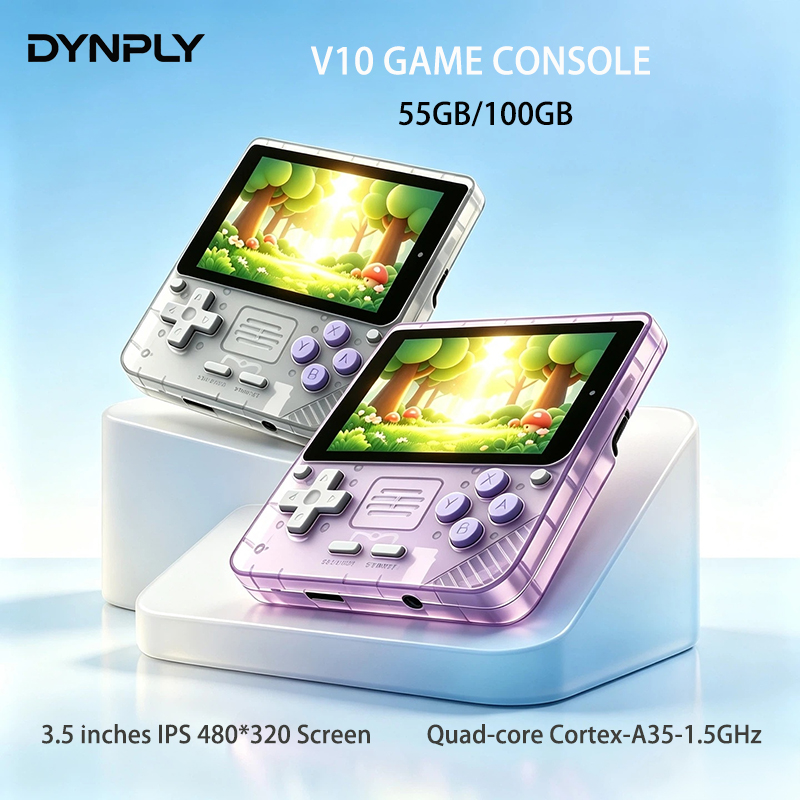 Retro Gaming Kiosk - POWKIDDY V10 Console de jeu portable