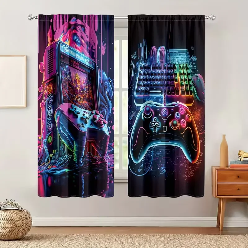 Rideaux de style arcade rétro  - Retro Gaming Youtube avis et prix